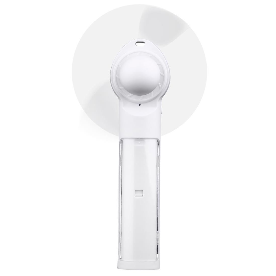 ST-18 Multi-functional Portable Hand-Held Soft 2-Blade Mini Fan with Power Bank, Blade Diameter: 7cm (White)