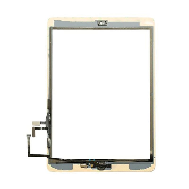 Touch Panel with Home Key Flex Cable for iPad 5 9.7 inch 2017 A1822 A1823(White)