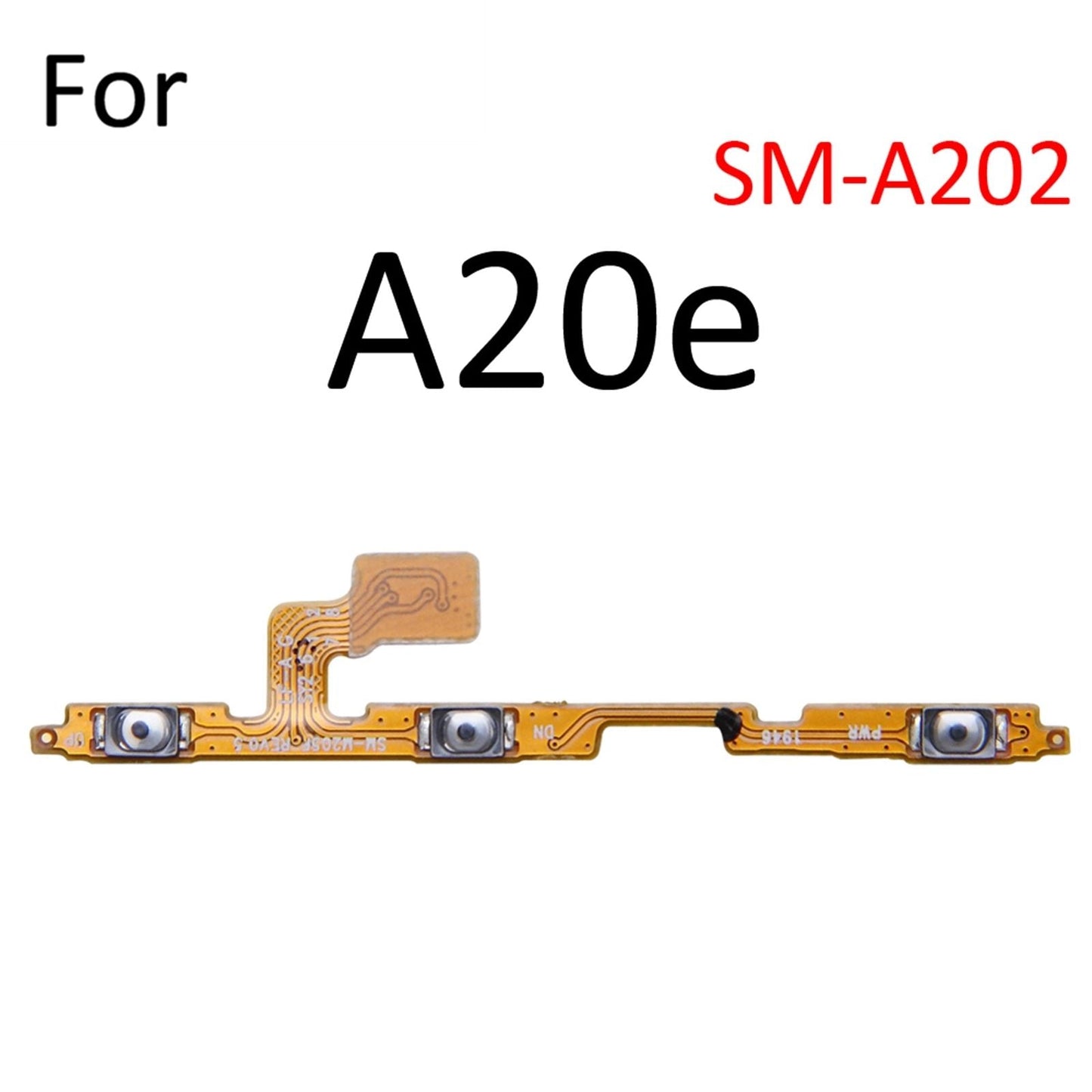 Power Button & Volume Button Flex Cable for Samsung Galaxy A20e SM-A202