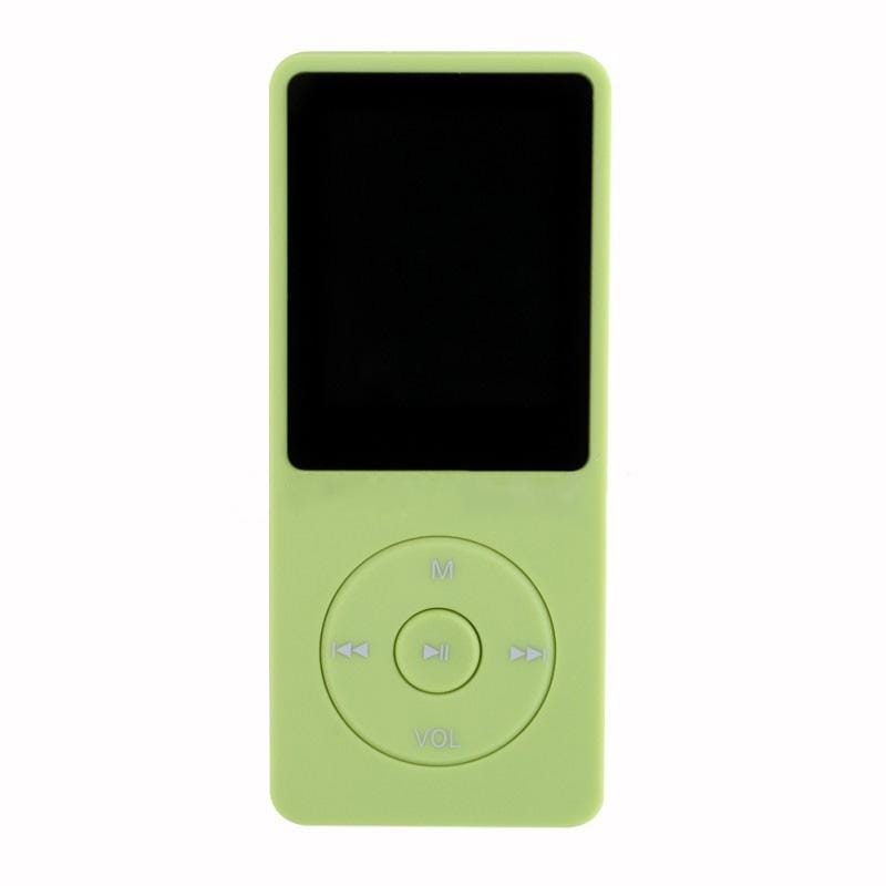 Fashion Portable LCD Screen FM Radio Video Games Movie MP3 MP4 Player Mini Walkman, Memory Capacity:8GB (Green)