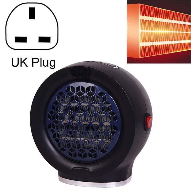 Portable Household Heater Defrosting Colorful Heater (UK Plug)