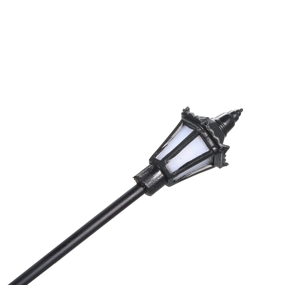 5pcs Warm White Model Street Lights Layout Lamppost Railway - warm white & scale 2