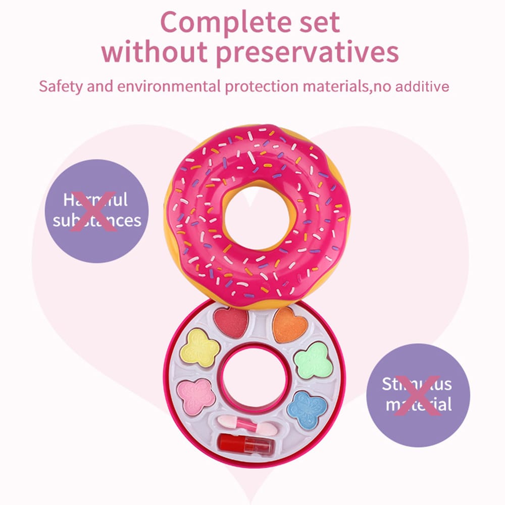 Girls Makeup Kit for Kids Kids Washable Makeup Set Girls - Donut appearance