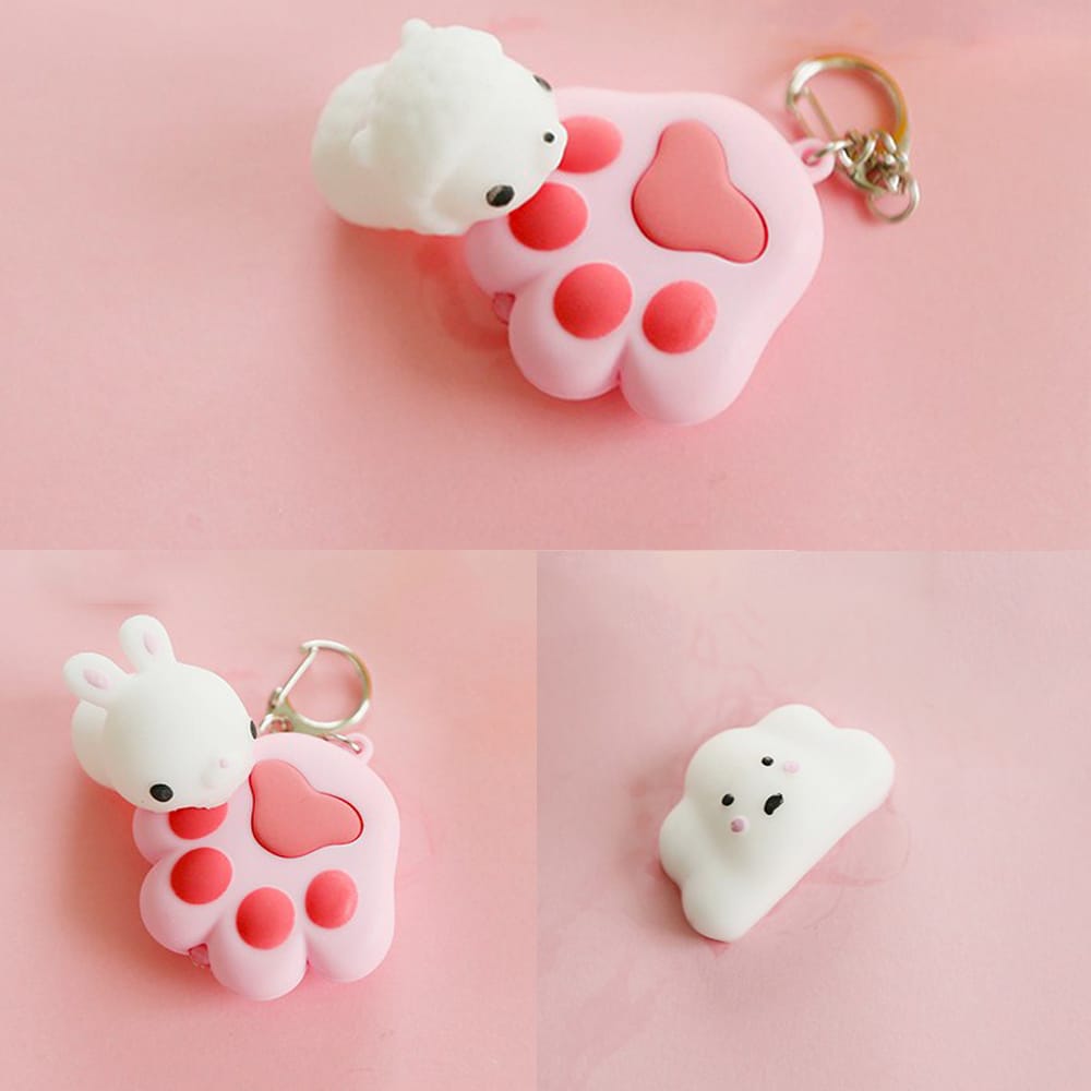 Rabbit with Round Eye Colorful Adorable Cute Animal Hand - 16