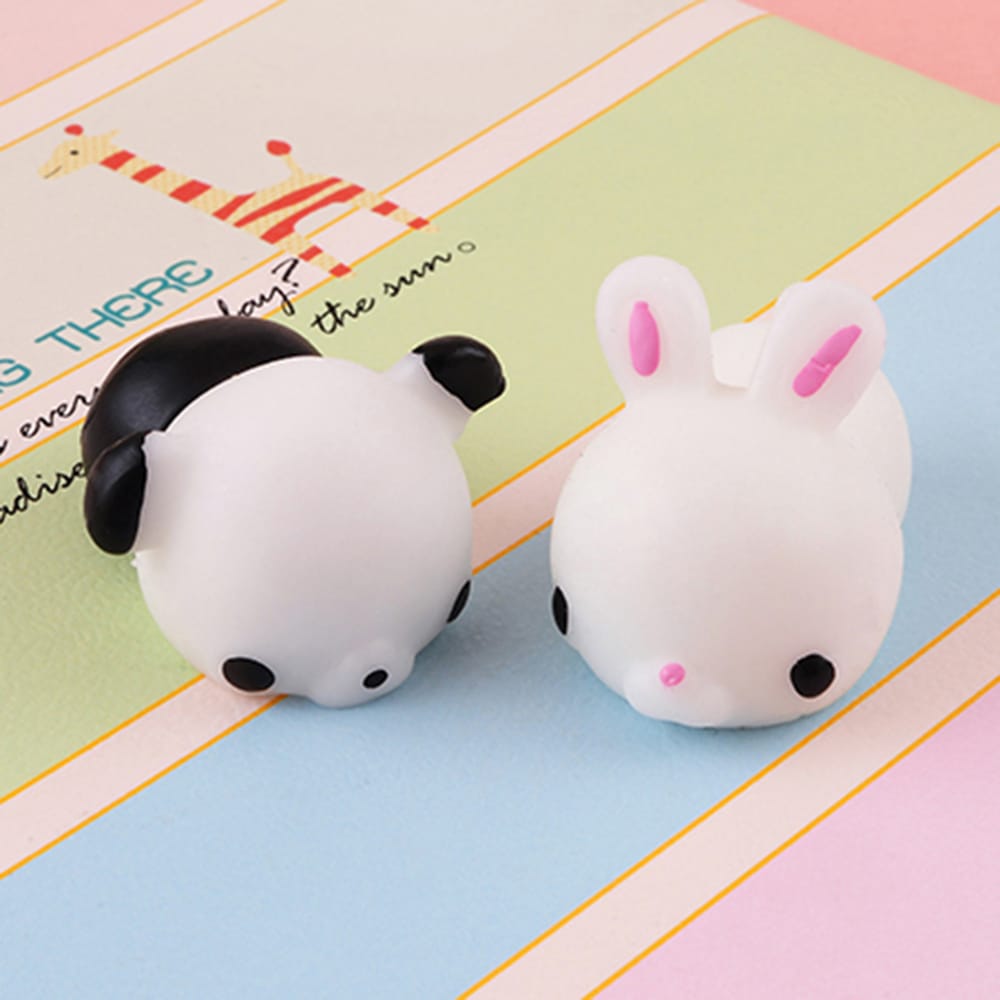 Rabbit with Round Eye Colorful Adorable Cute Animal Hand - 16