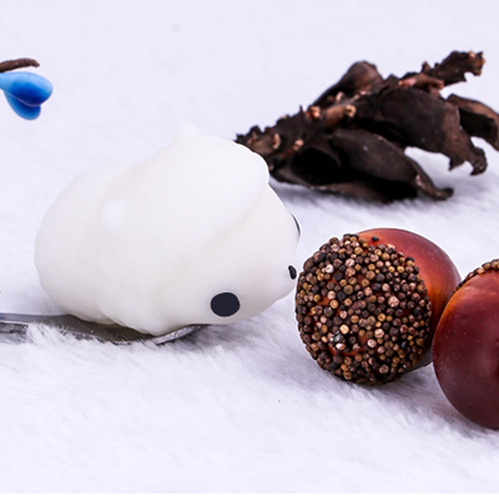 Rabbit with Round Eye Colorful Adorable Cute Animal Hand - 16