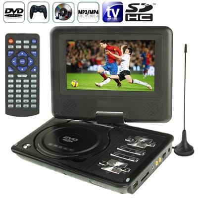 NS-789 7.0 inch TFT LCD Screen Digital Multimedia Portable EVD / DVD with Card Reader & USB Ports, Support Analog TV & Game Function, 270 Degree Rotation, Support SD / MS / MMC Card, Purple (Black)