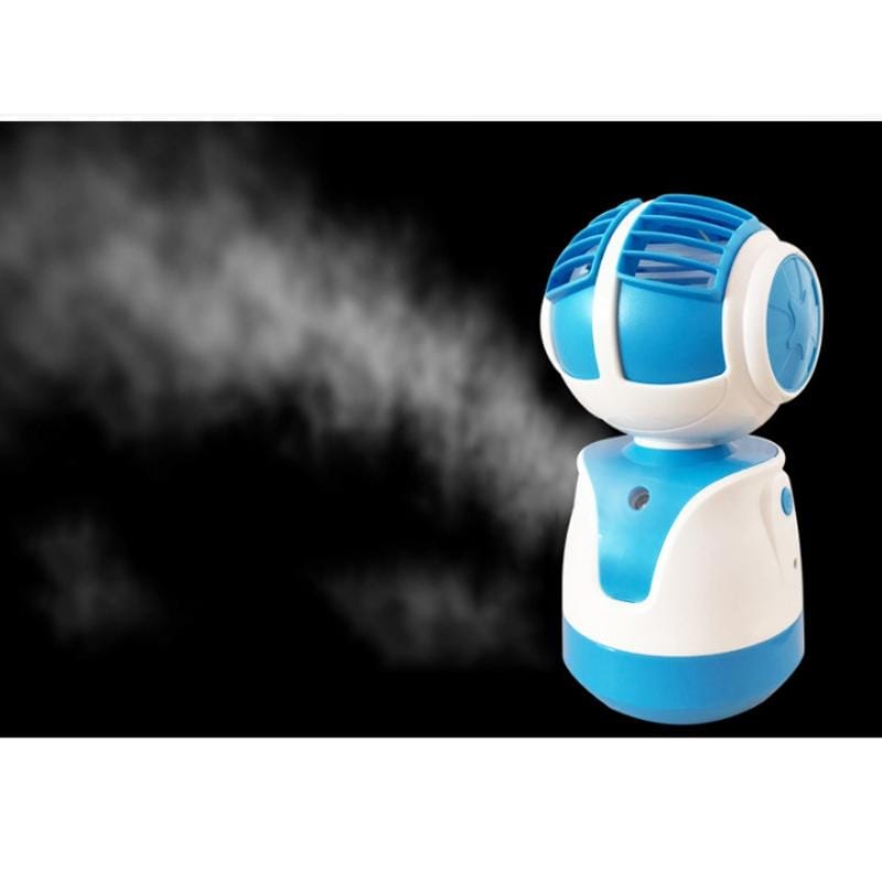 USB Leafless Fan Mini Office Desk Cooling Fan (Blue)