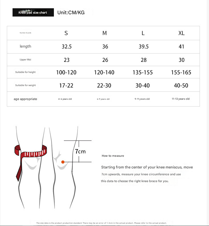 Kids Compression Leg Sleeves Anti-Slip Leg Sleeves with Protective Knee Pads for Basketball Volleyball Skating