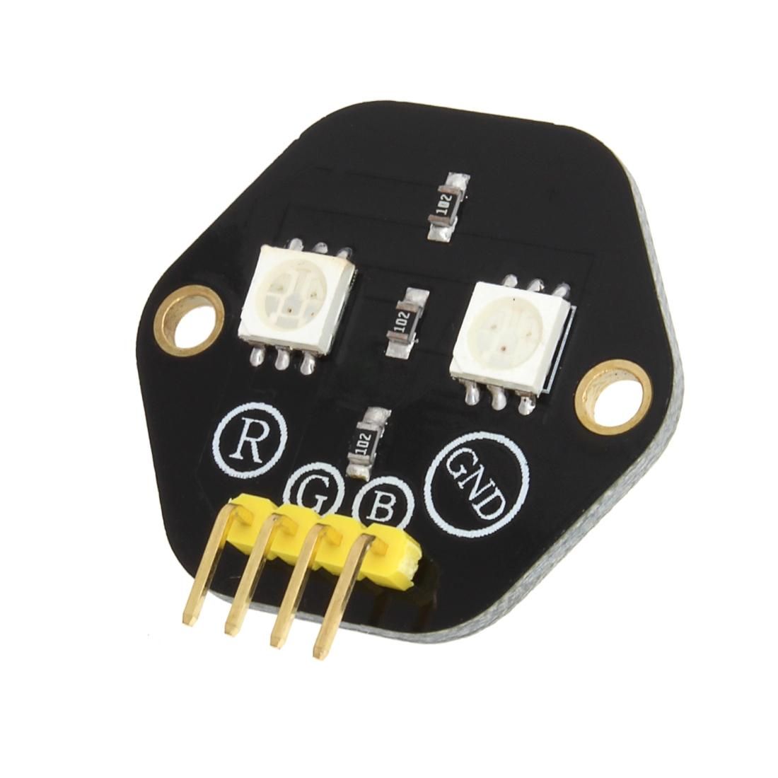 LandaTianrui LDTR-RM011 2 Bit RGB Breathing Lamp Module for Arduino / Micro: Bit (Black)