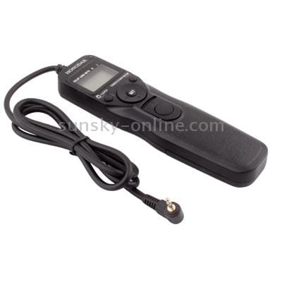 LCD Display Timer Remote Cord for Canon 550D / 450D / 400D / 50E / 350D / 300D / 300V / 300X / 60D / 600D (Black)