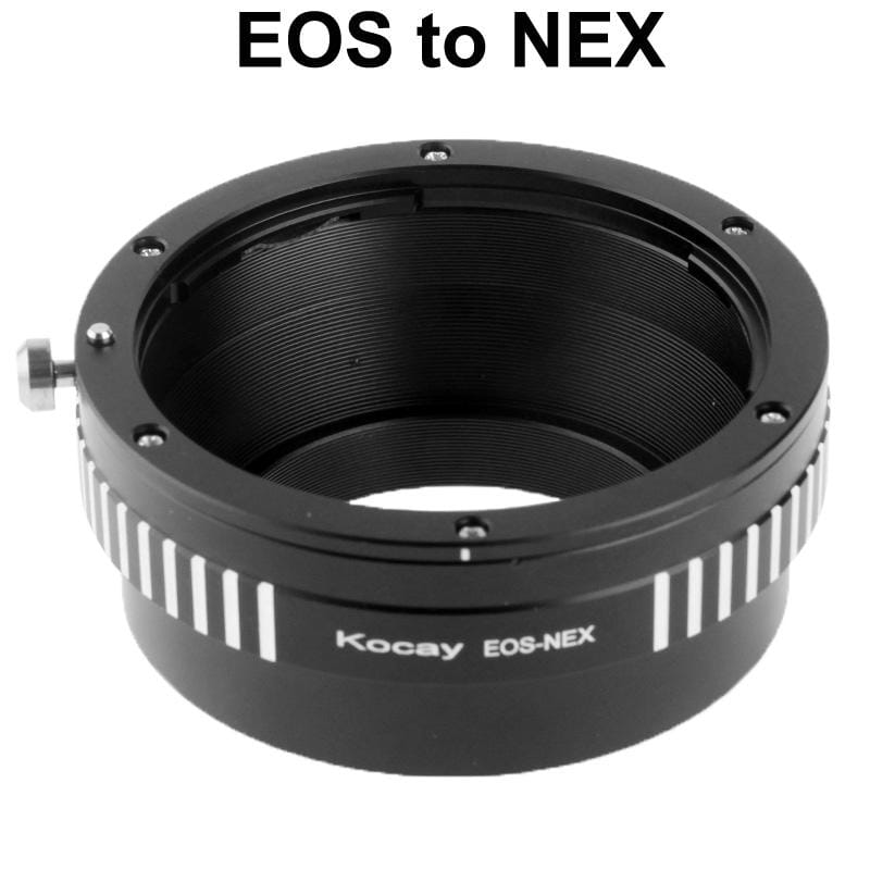 EOS Lens to NEX Lens Mount Stepping Ring (Black)