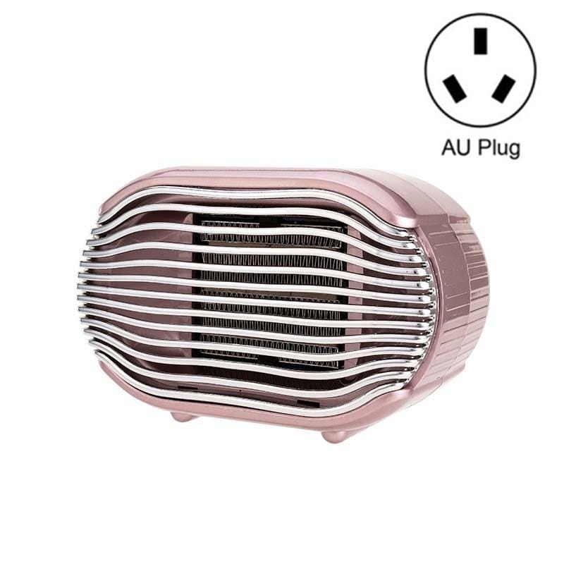 800w Mini Heater Home Desktop Energy Saving Small Solar Heater, Size:AU Plug (Pink )