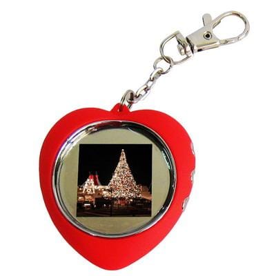 1.5 Inch Mini Key Chain Digital Photo Frame, Special for Valentines Day Gifts (Red)