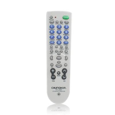Chunghop Universal TV Remote Control (White)
