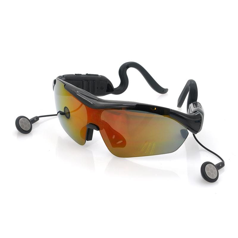 Bluetooth V2.1 & EDR Stereo Music Touch Control Sport Sunglasses Style MP3 with 3 Pair of Detachable Lens