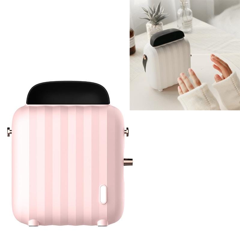 Home Desktop Portable Heater Low-power Heater Small Portable Heater, CN Plug (Pink)