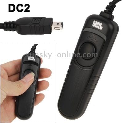 Pixel RC-201/DC1 Remote Switch Shutter Release Cord for Nikon DSLR D80,D70s (Black)