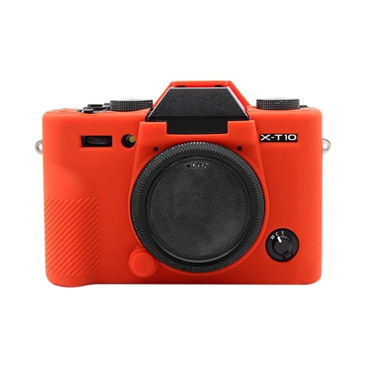 PULUZ Soft Silicone Protective Case for FUJIFILM XT10 (Red)