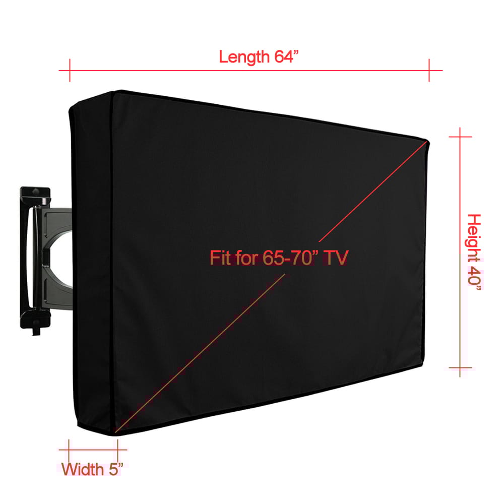 Outdoor TV Cover 65" - 70" Waterproof Dustproof Television - 65"-70"