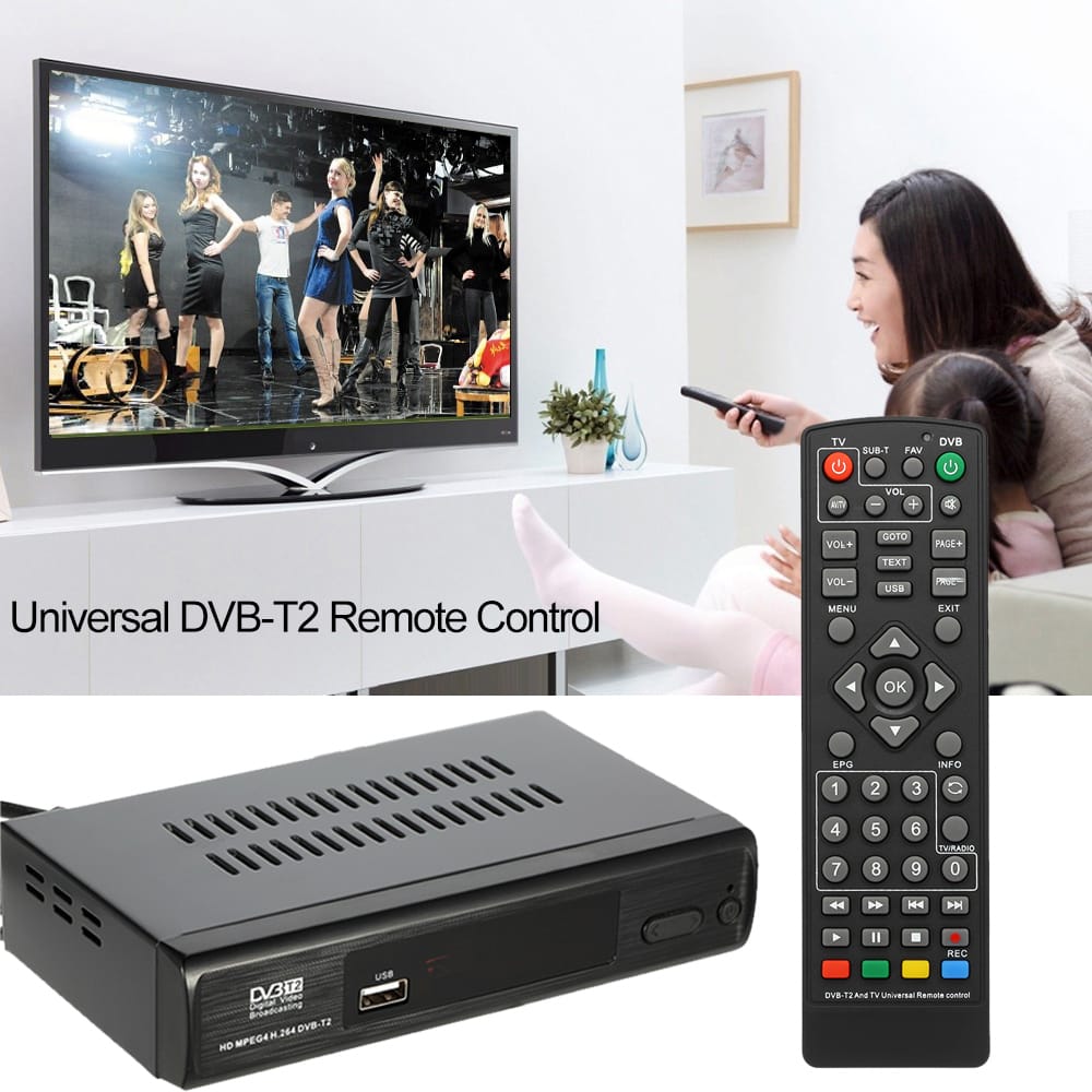 Universal DVB-T2 Set-Top Box Remote Control Wireless Smart