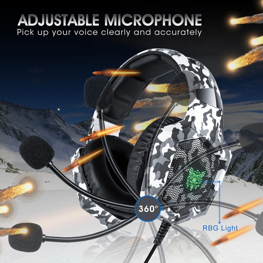 ONIKUMA K8 3.5mm Gaming Headset Stereo Over-ear Headphones