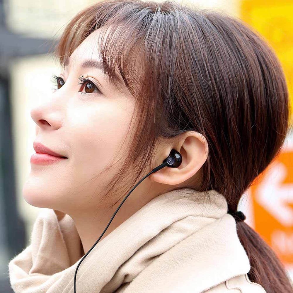 Xiao-mi USB Type-C Earphones Wired Control Dual-Unit Earbuds