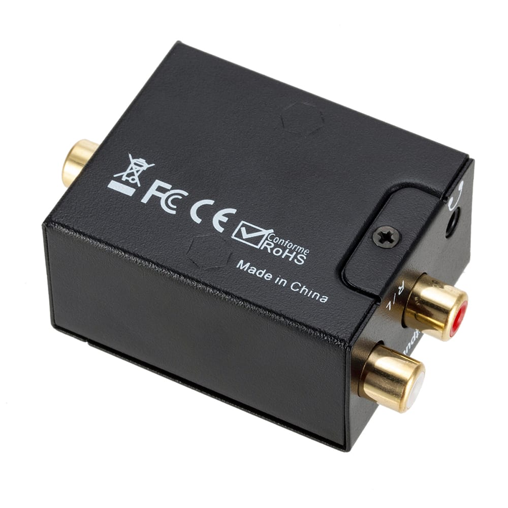 3.5mm Digital to Analog Audio Converter Optical Fiber
