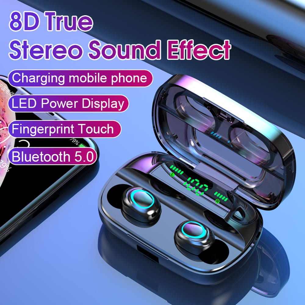 S11 Bluetooth 5.0 TWS Earbuds True Wireless Headphones with - Digital Display