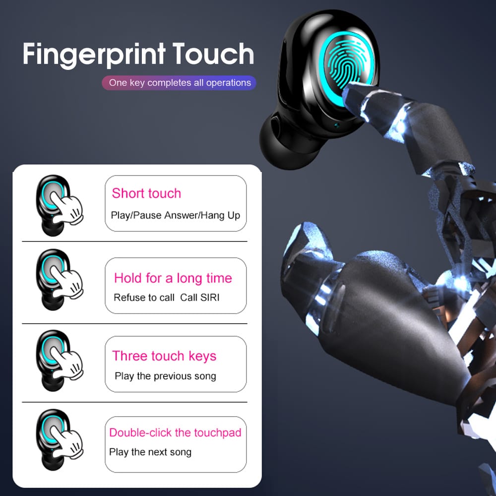 S11 Bluetooth 5.0 TWS Earbuds True Wireless Headphones with - Digital Display