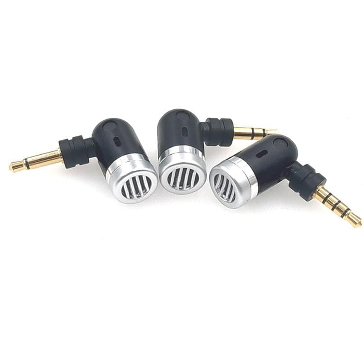 MK-5 Mono 3.5mm Gold Plated Plug Live Mobile Phone Tablet Laptop Mini Bend Microphone