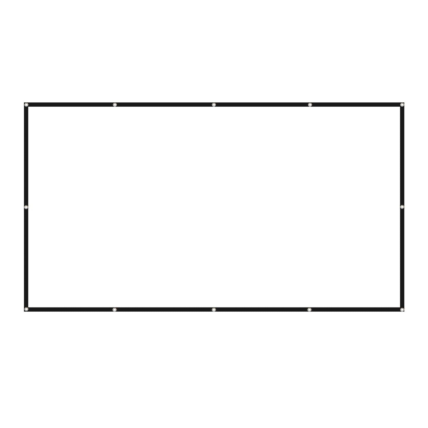 150 inches Projector Screen Widescreen 16:9 Portable - 150 inches