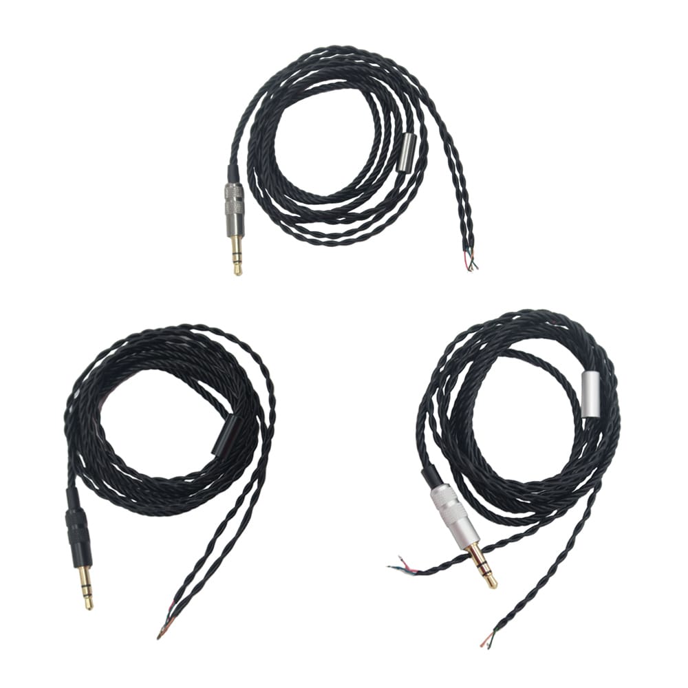 DIY Earphone Cable Replacement 3.5mm Male Jack to Bare End