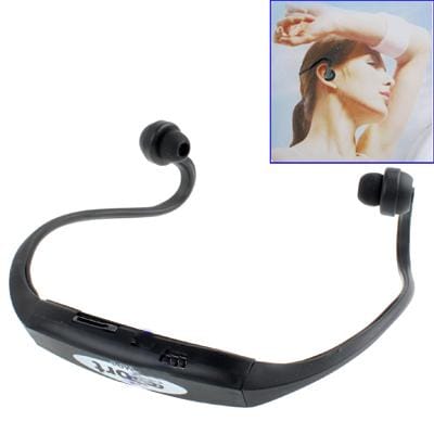 C2 Sport MP3 Player Headset for Global Sport Lovers, Support TF Card Reader (Black)