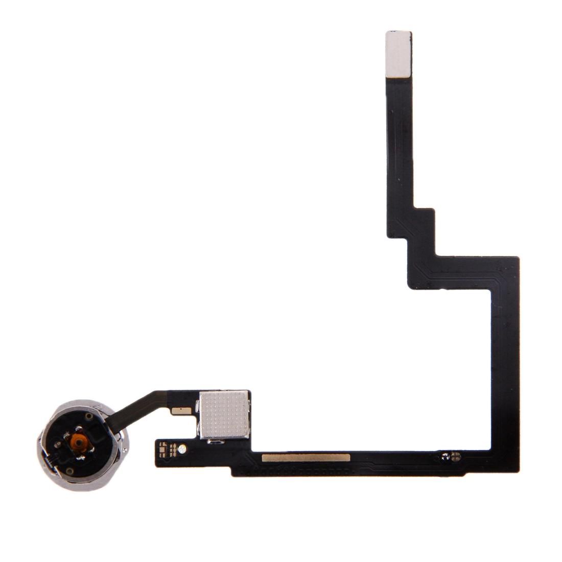 Original Home Button Assembly Flex Cable for iPad mini 3, Not Supporting Fingerprint Identification (Silver)
