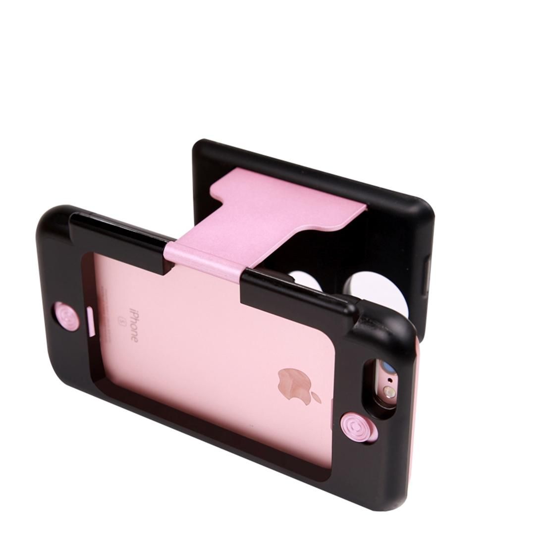 VRCASE Portable VR Glass 3D VR Case Virtual Reality Figment Storm Mirror for iPhone 6 & 6s (Rose Gold)
