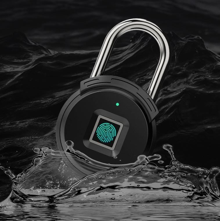 Locker USB Charging Smart Fingerprint Padlock Outdoor Remote Authorization Bluetooth Anti-Theft Lock