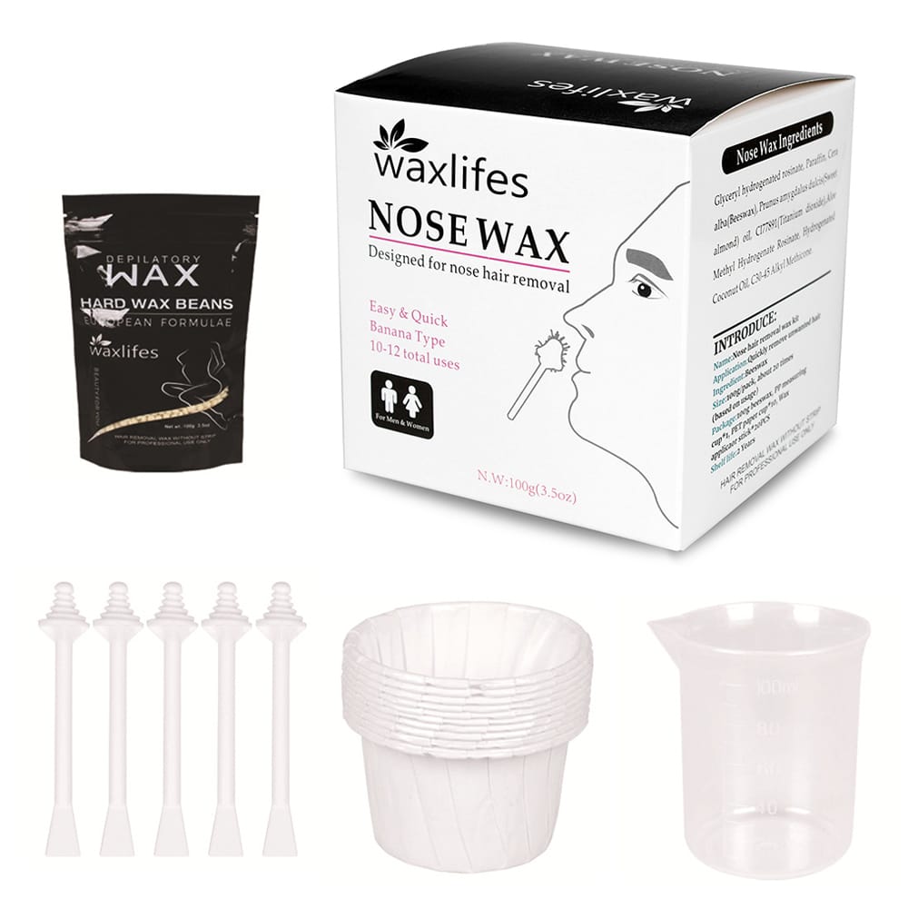 Nose Hair Removal Nose Wax Applicators Wax Beans Kit Safe
