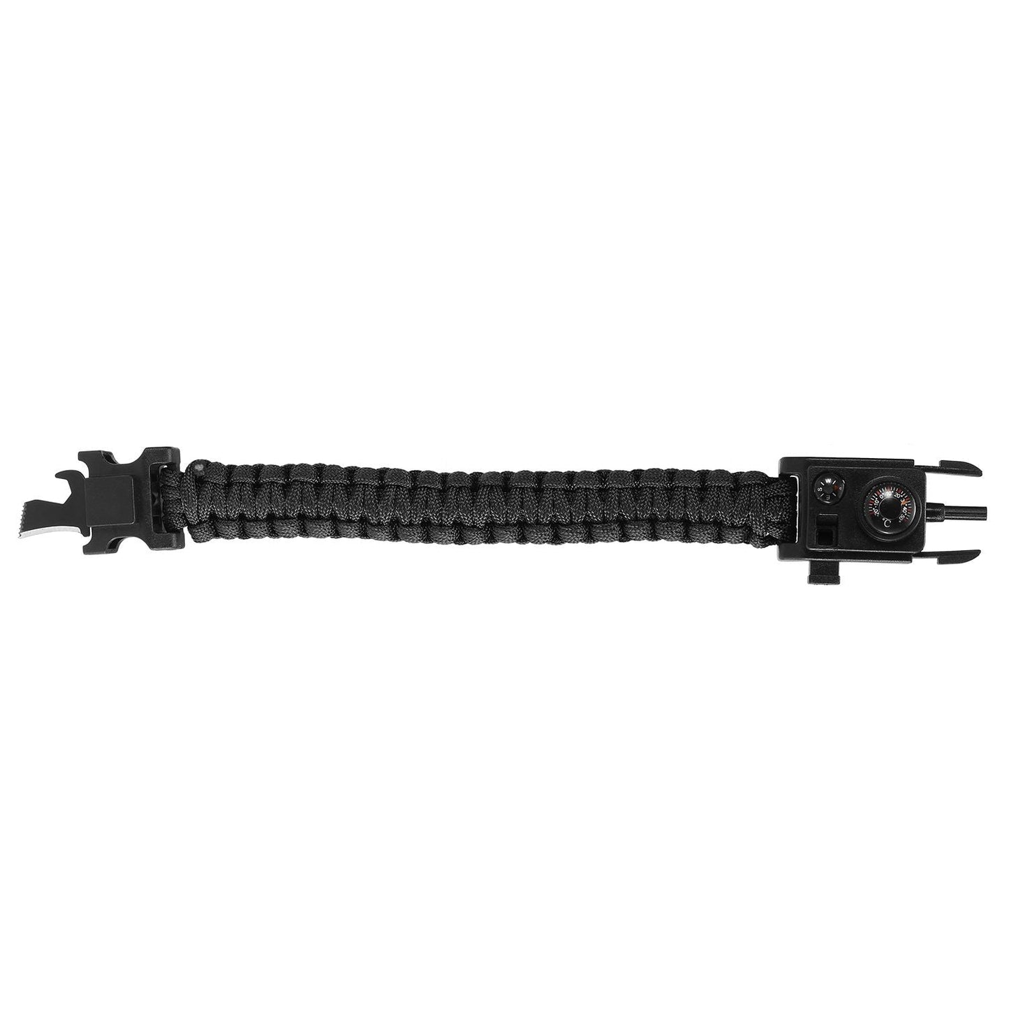2 PCS Adjustable Paracord Survival Bracelet Multifunctional
