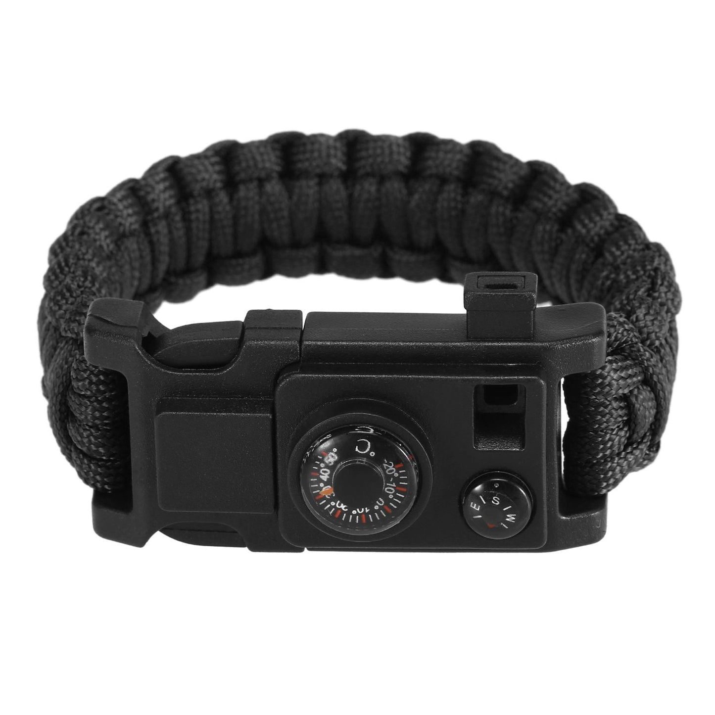 2 PCS Adjustable Paracord Survival Bracelet Multifunctional