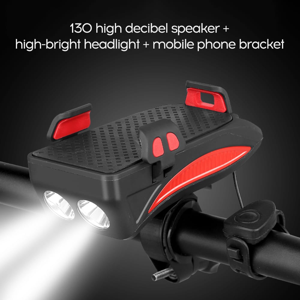 Bicycle Mobile Phone Bracket Riding Front Light Speaker