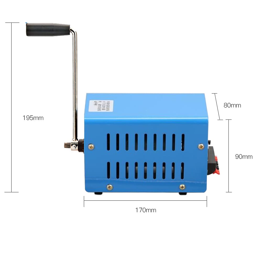 Outdoor 20W Multi-function Portable Manual Crank Generator