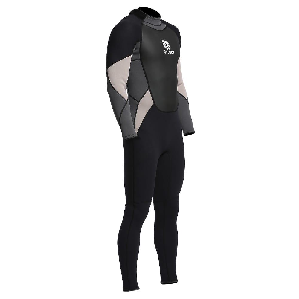 Men's 3mm Back Zip Full Body Wetsuit Swimming Surfing Diving - XXL