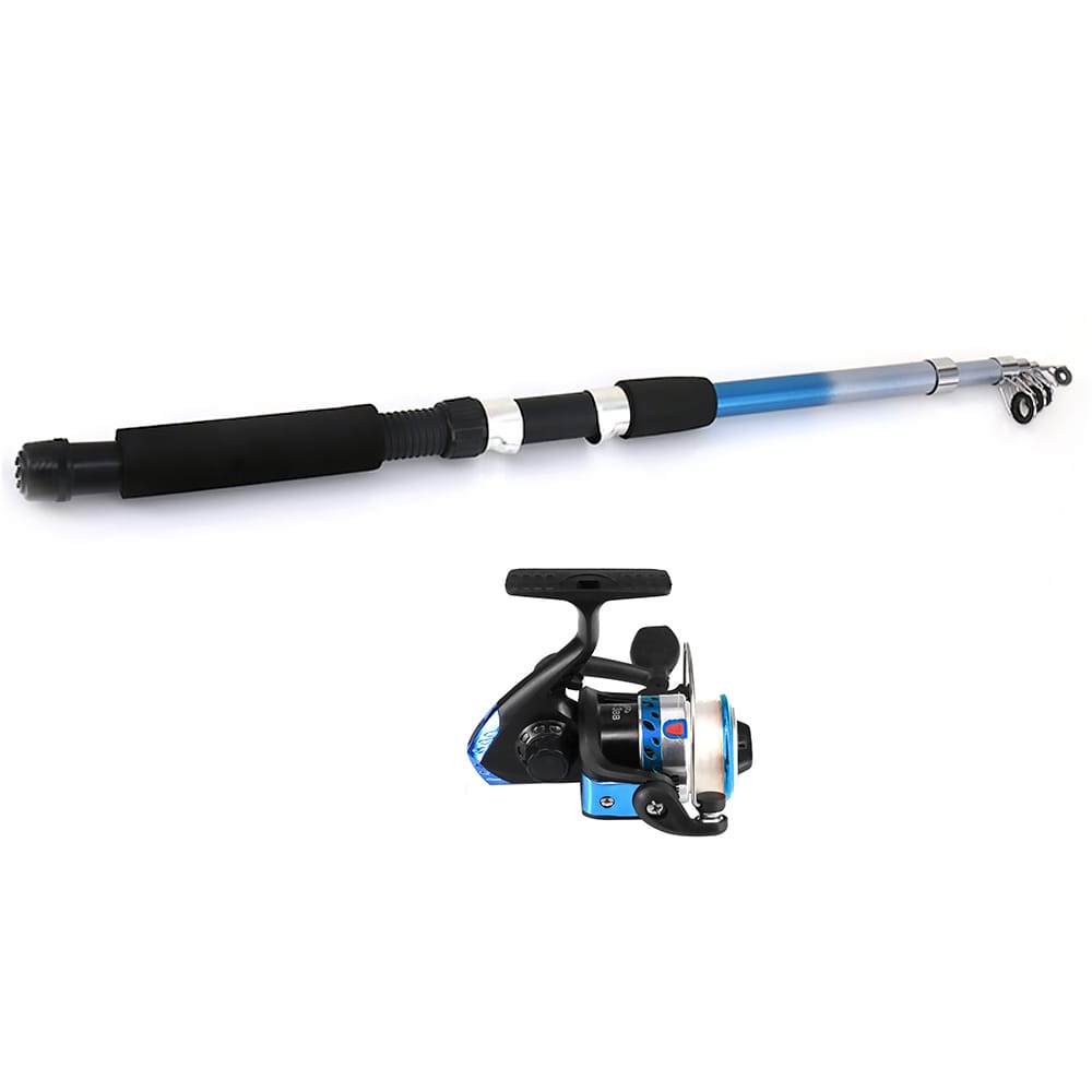 Fishing Reel Rod Combo Set Fishing Pole Spinning Reel Set