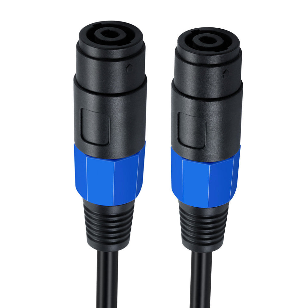 Uniqkart 50cm Speakon Female to Speakon Female Cable Audio Cord for Speakers Subwoofer