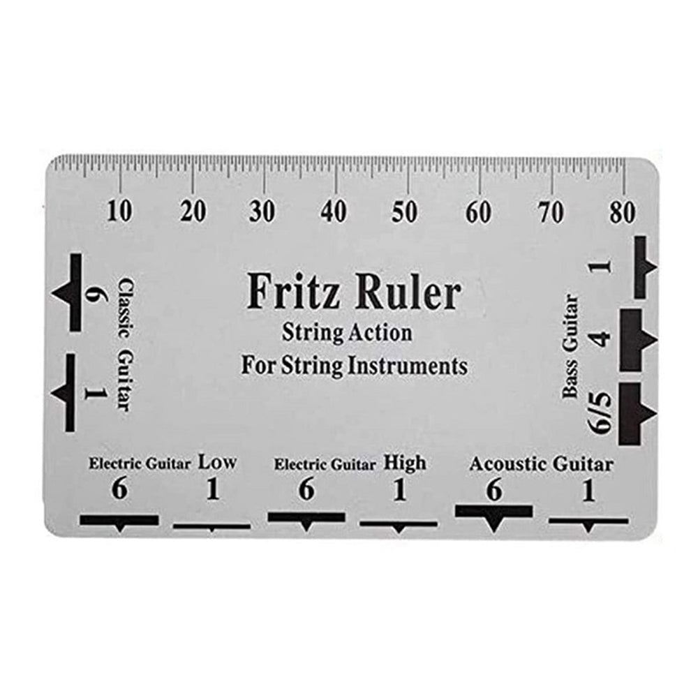 Plastic Fritz Ruler Guitar String Action Gauge Measuring Tool for Bass ...
