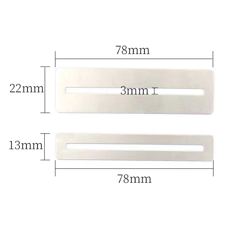 2Pcs Guitar Fingerboard Guards Stainless Steel Guitar Fingerboard Protector (Wide+Narrow)