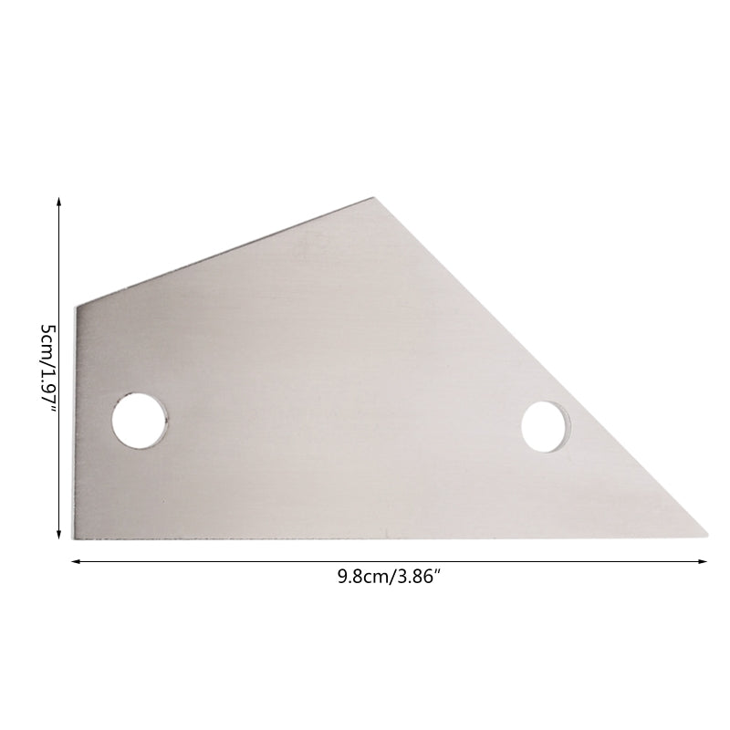 Triangular Ruler Stainless Steel Guitar String Height Ruler Guitars Luthier Tools Musical Instrument Supplies