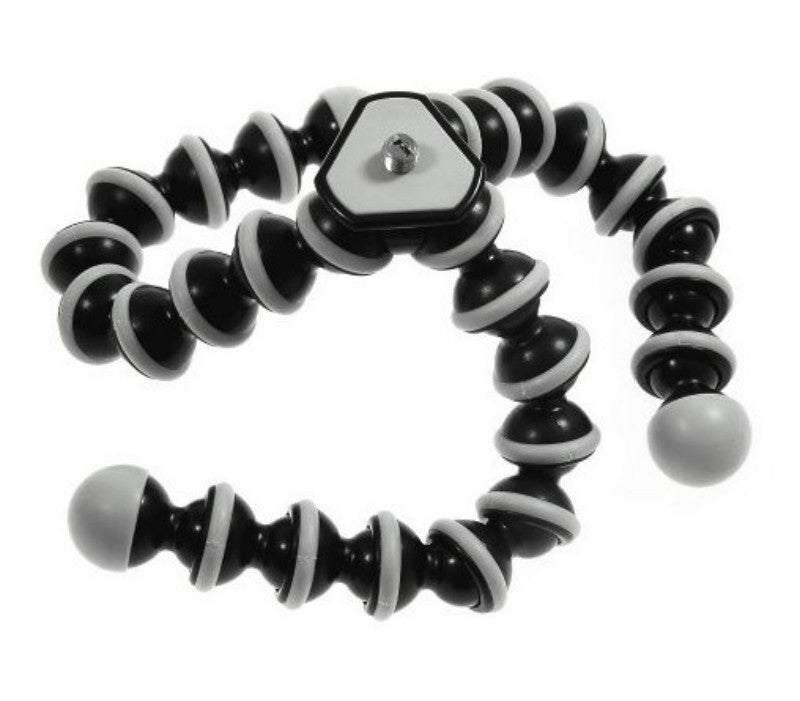 Octopus-like Tripod Bracket with 1/4 Screw, 3/8 Screw and Clamp for DSLR Cameras, Smartphones, Size: L