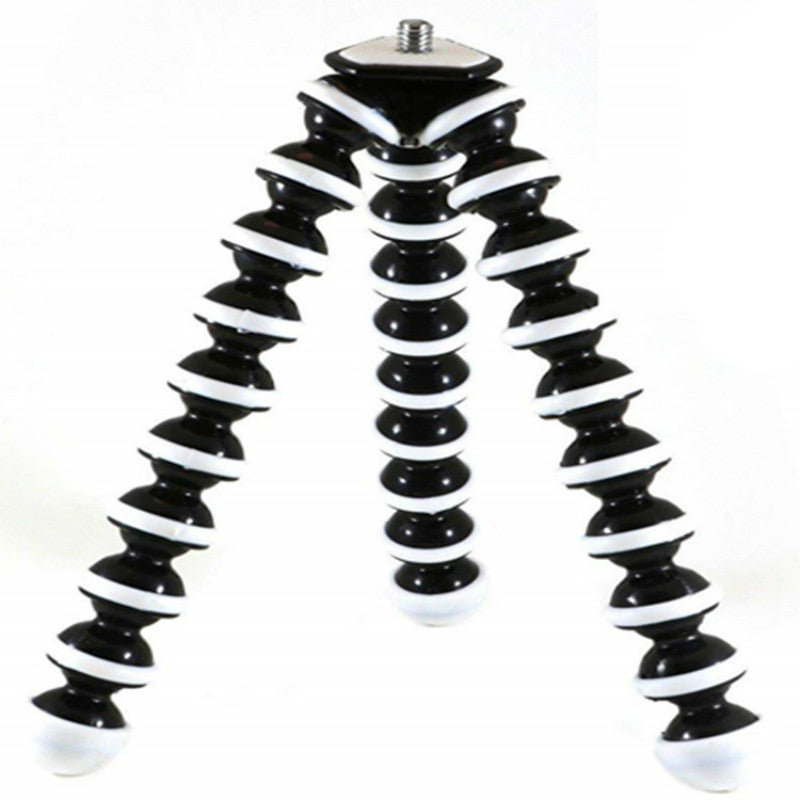 Octopus-like Tripod Bracket with 1/4 Screw, 3/8 Screw and Clamp for DSLR Cameras, Smartphones, Size: L